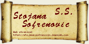Stojana Sofrenović vizit kartica